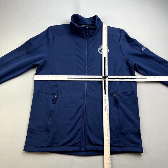 March Madness Basketball Jacket Adult Large Navy Blue Full Zip Final Four NCAA - Picture 8 of 11